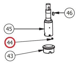 Винт М5х8 10505008 (44) для машины Тестомесильной т. м. WLBake