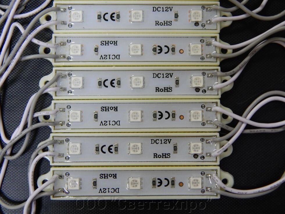 Светодиодный модуль 3x5050 R - особенности