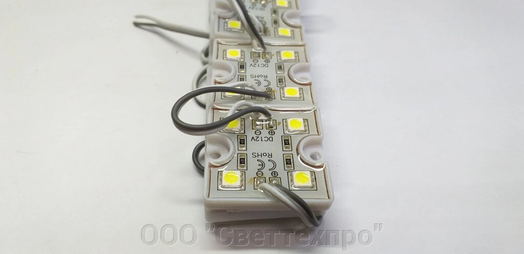 Светодиодный модуль Econom 4x5050 CW от компании ООО "Светтехпро" - фото 1