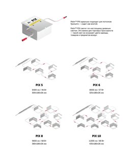 Cветодиодные светильники серии PRO, PIX, WIN, NEW, KIT