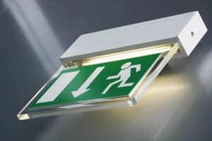 Эвакуационные светодиодные табло и таблички с функцией автономного свечения