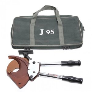 Кабелерез ручной с телескопическими ручками (медь/аллюминий/армированный кабель3х185мм2) в сумке Forsage F-D95J