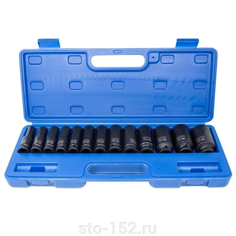 Набор головок ударных глубоких,13пр.,1/2''(10, 12-15, 17, 19, 21, 22, 24, 30, 32мм), в кейсе Rock FORCE RF-4131-5MPB от компании Дилер-НН - оборудование и инструмент для автосервиса и шиномонтажа - фото 1