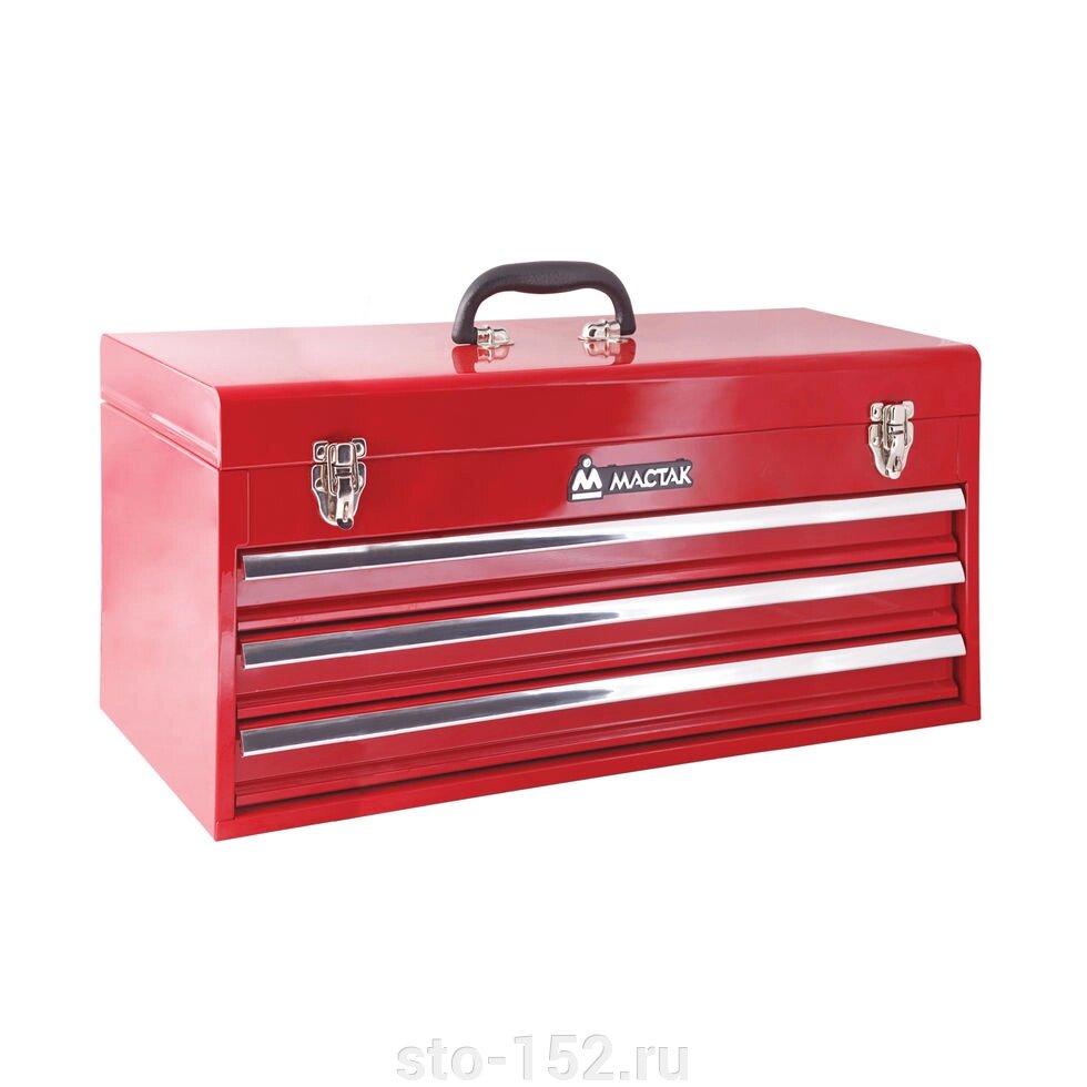Ящик инструментальный, 3 полки, красный МАСТАК 511-03530R - заказать