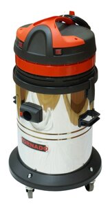 Профессиональный пылесос для влажной и сухой уборки Soteco (Италия) TORNADO 423 Inox (2 турбины)