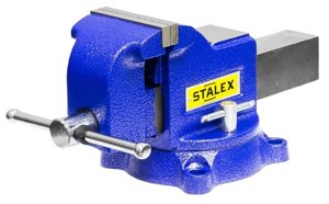 Тиски слесарные STALEX "Гризли", 100 х 100 мм., 360°9,5 кг.