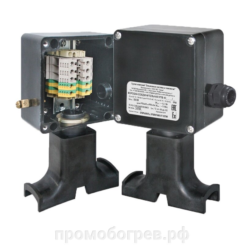 Коробка соединительная РТВ 401-1 Б/О ##от компании## ООО "А-ПРОЕКТ" - СИСТЕМЫ ПРОМЫШЛЕННОГО ОБОГРЕВА - ##фото## 1