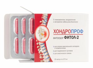 Фитосбор Фитол-2, Остеохондрозный, ХОНДРОПРОФ, 30 капс. 450 мг., Алфит Плюс