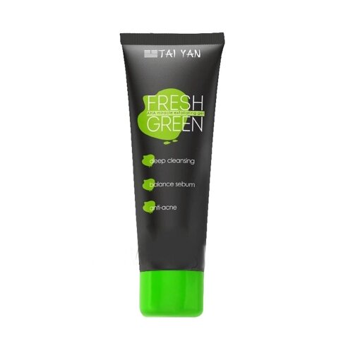 Гель-скатка FreshGreen АHA-пилинг с экстрактами зеленого чая, алоэ и огурца, Tai Yan, 100мл