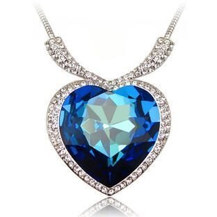 Колье с кристаллами Swarovski "СЕРДЦЕ ОКЕАНА" от компании Интернет-Магазин "Максимум" - фото 1
