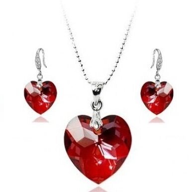 КОМПЛЕКТ с кристаллами Swarovski "Пламя любви" от компании Интернет-Магазин "Максимум" - фото 1