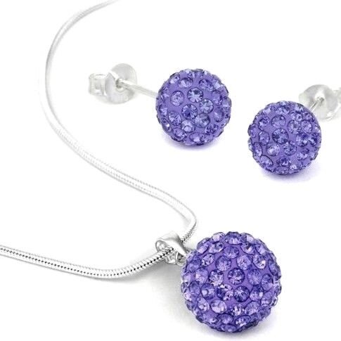 Комплект Shamballa (подвеска+серьги) от компании Интернет-Магазин "Максимум" - фото 1