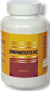 Омнипотенс, иммуномодулятор, противоопухолевое, защита печени, Биотика-С, 60 капс по 550 мг от компании Интернет-Магазин "Максимум" - фото 1