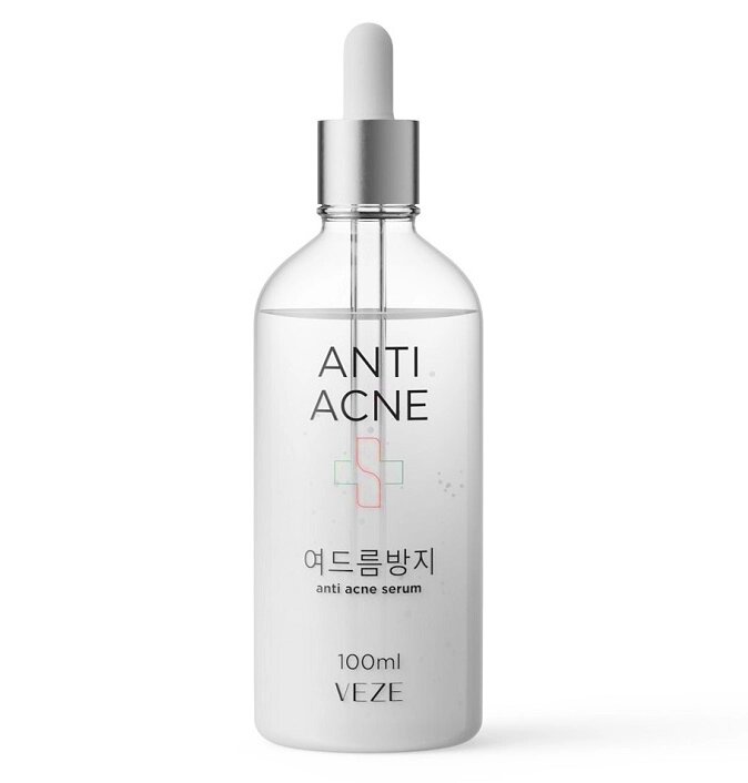 Сыворотка анти акне anti-acne с цинком VEZE, выравнивает тон кожи. 100 мл от компании Интернет-Магазин "Максимум" - фото 1