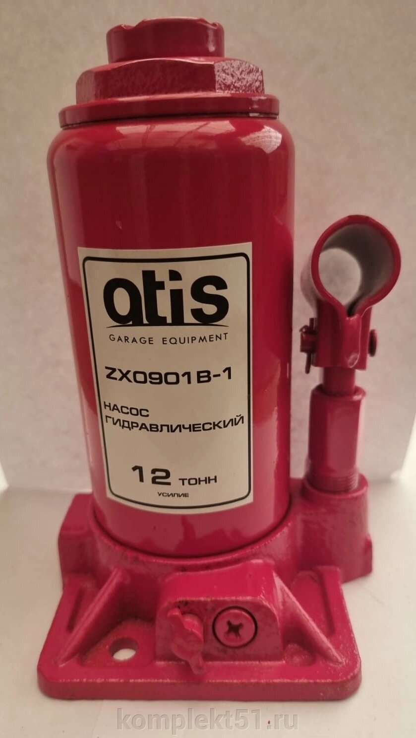 0901B-1 Домкрат бутылочный 12т. (Bottle Jack) ATIS от компании Cпецкомплект - оборудование для автосервиса и шиномонтажа в Мурманске - фото 1