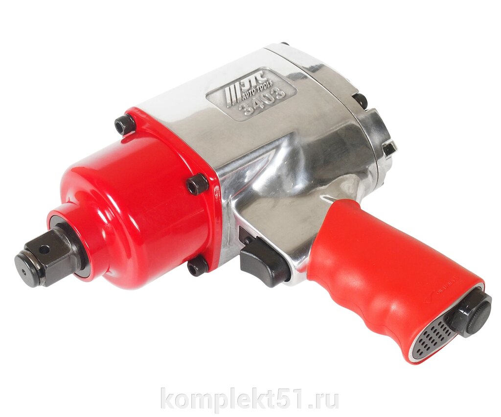JTC-3403 Пневмогайковерт ударный усиленный 3/4''(1491 н/м) 90-120PSI 7250об/мин, расх возд 300 L/mi от компании Cпецкомплект - оборудование для автосервиса и шиномонтажа в Мурманске - фото 1
