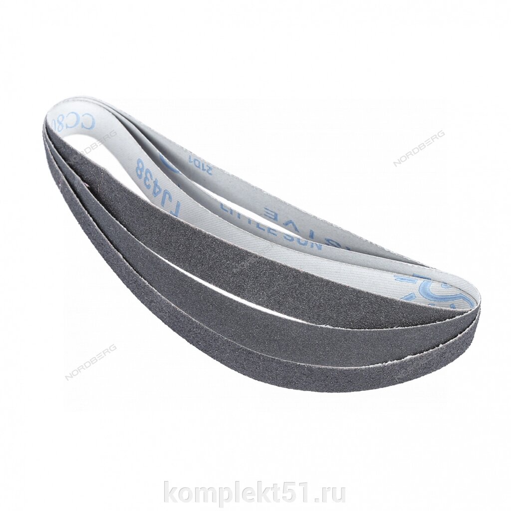 Шлифовальная лента P60, P80, P120 для NP4156 (3шт/компл) NORDBERG NP4156#7 от компании Cпецкомплект - оборудование для автосервиса и шиномонтажа в Мурманске - фото 1
