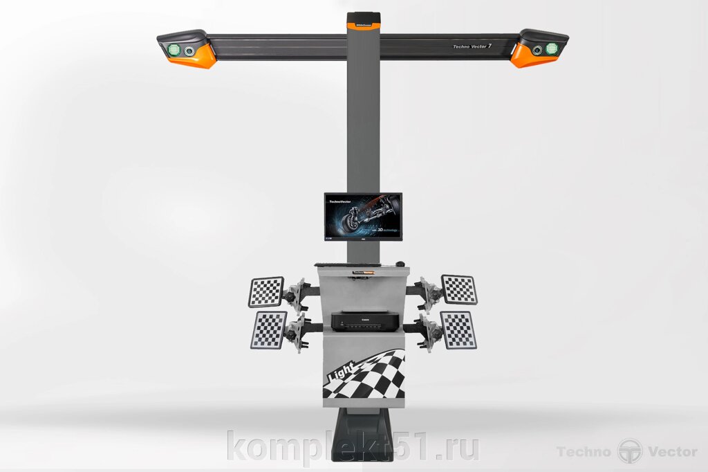 Стенд сход-развал 3D ТехноВектор 7212 TAB от компании Cпецкомплект - оборудование для автосервиса и шиномонтажа в Мурманске - фото 1