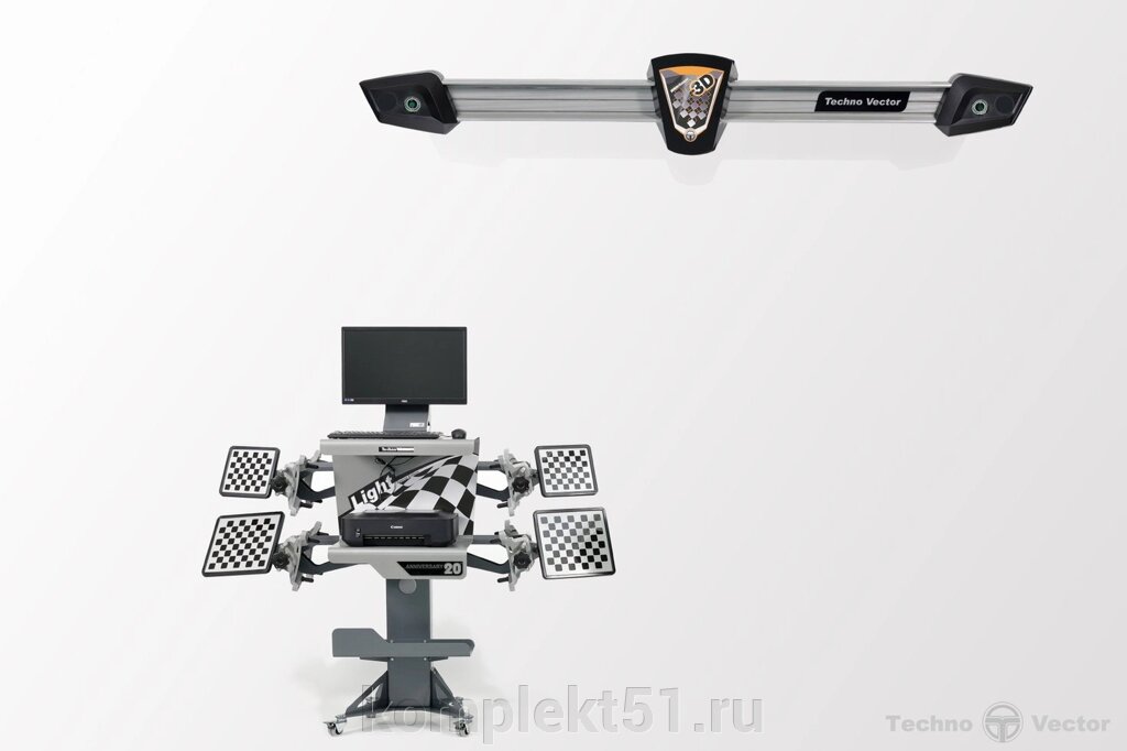 Стенд сход развал Техно Вектор 7202 K 5 A от компании Cпецкомплект - оборудование для автосервиса и шиномонтажа в Мурманске - фото 1