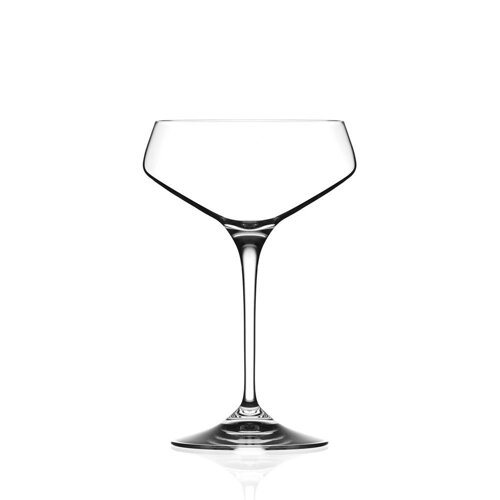 Бокал блюдце для шампанского RCR Luxion Aria 330 мл, хрустальное стекло