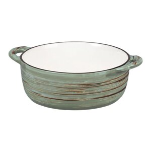 Чашка для супа серия Texture Light Green Lines 14,5 см, h 5,5 см, 580 мл, P. L. Proff Cuisine