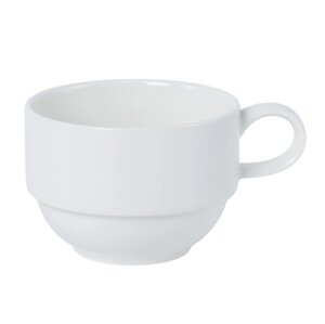 Чайная чашка 250 мл, штабелируемая, фарфор "NOBLE" серия "Simply Plus"