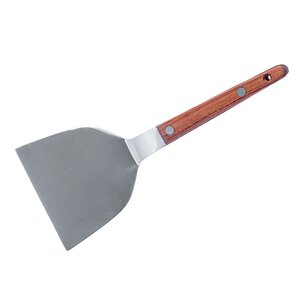Лопатка для тепаньяки металлическая с деревянной ручкой, w 10,5 см, l 19 см, P. L. Proff Chef Line
