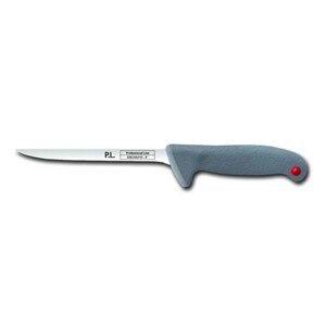 Нож обвалочный с цветными кнопками,15 см, серая пластиковая ручка, P. L. Proff Cuisine