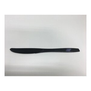 Нож одноразовый, пластик, черный, 19 см, 20 шт/уп, P. L. Proff Cuisine