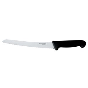 Нож PRO-Line хлебный 25 см, черная пластиковая ручка, P. L. Proff Cuisine