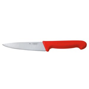 Нож PRO-Line поварской 16 см, красная пластиковая ручка, P. L. Proff Cuisine