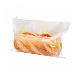 Пакет бумажный с окном для еды, 24х19/17 см, 500 шт/уп, Garcia de Pou Испания
