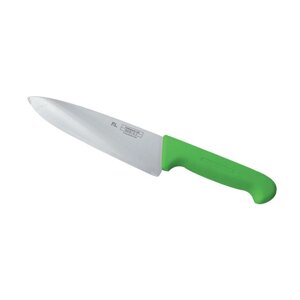 Шеф-нож PRO-Line 20 см, зеленая пластиковая ручка, P. L. Proff Cuisine