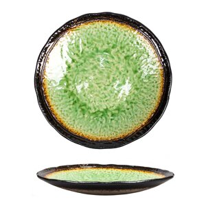 Тарелка d = 30 см, каменная керамика, цвет "Green", серия "Tokyo-Stockholm" P. L.