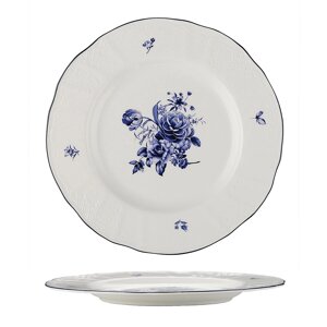 Тарелка десертная 21 см, коллекция "Blue Flower" P. L. Proff Cuisine