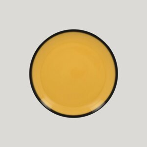 Тарелка круглая RAK Porcelain LEA Yellow 27 см (желтый цвет)