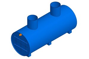 Промышленный пескоуловитель ПЭ-36-5000 (Горизонтальный)