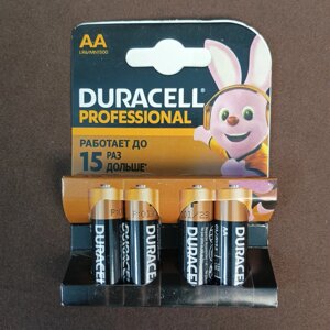 Батарейка duracell LR6/MN 1500 AA 4шт. упаковка