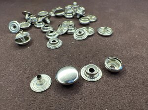 Кнопка D 12,5мм кольцо (10шт) никель