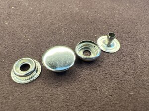 Кнопка D 15мм кольцо (10шт) никель
