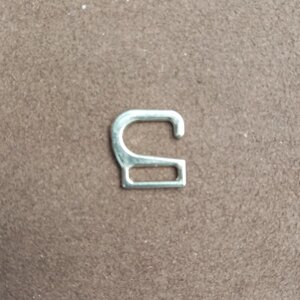 Крючки (ленивая застежка"6мм серебро