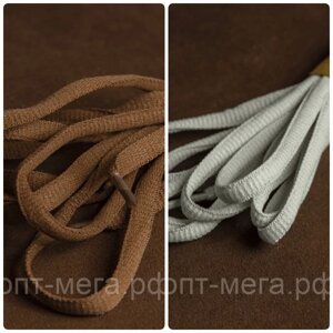 Шнурки Keeper (в упаковке) спортивные объемные 120 см №сп/серый