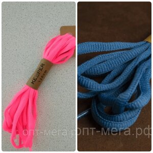 Шнурки Keeper (в упаковке) спортивные объемные 120 см №сп/ярко-розовый