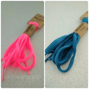 Шнурки Keeper (в упаковке) спортивные объемные 100 см №сп/ярко-розовый