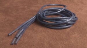 Шнурки круглые вощенные 3мм 90см темно-синий