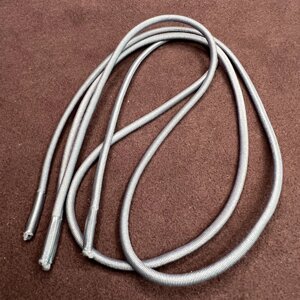 Шнурки резиновые 3мм (60см) серые