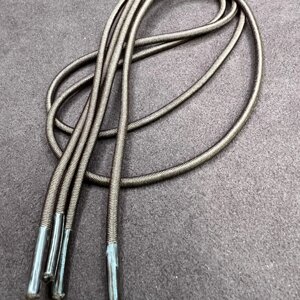 Шнурки резиновые 3мм (60см) коричневые