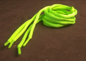 Шнурки спортивные 120см неоново-зеленый