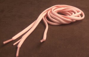 Шнурки спортивные 120см светло-розовый