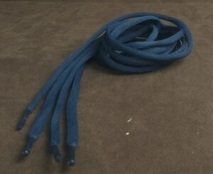 Шнурки спортивные 120см темно-синий
